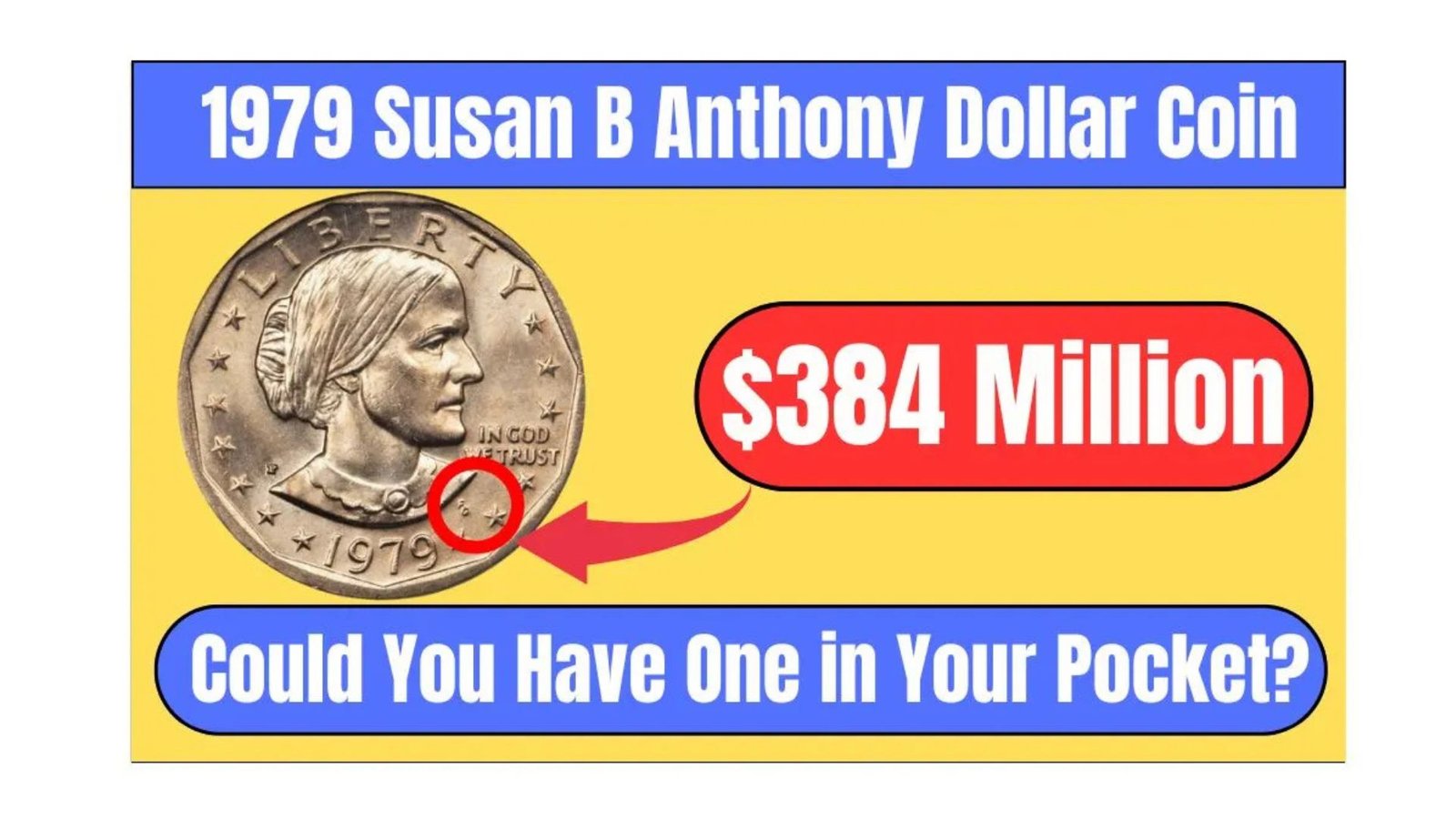 1979 Susan B. Anthony Dollar Coin